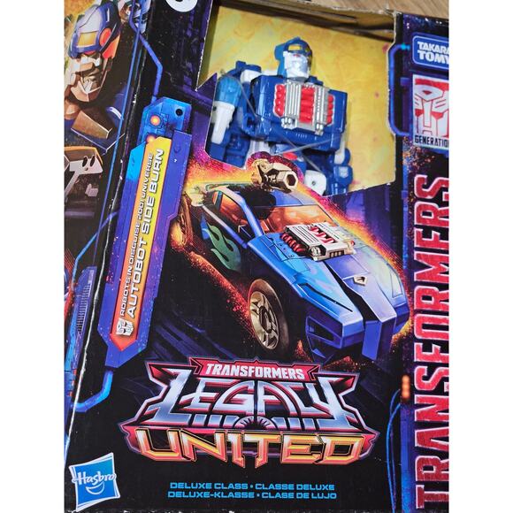 Transformers Legacy United Deluxe Class 2001 Universe Autobot Side Burn 5.5-in - Picture 5 of 9